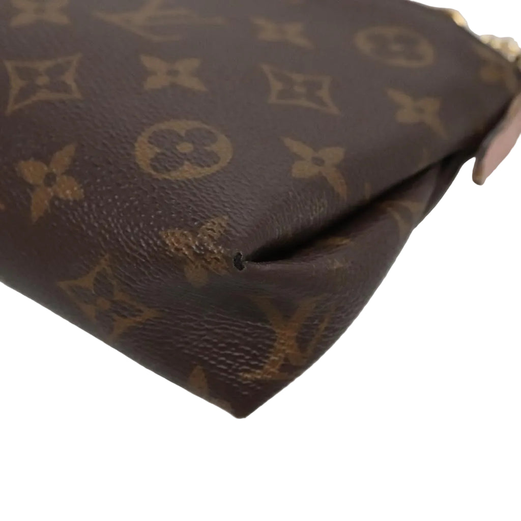 LOUIS VUITTON monogram pallas clutch shoulder bag
