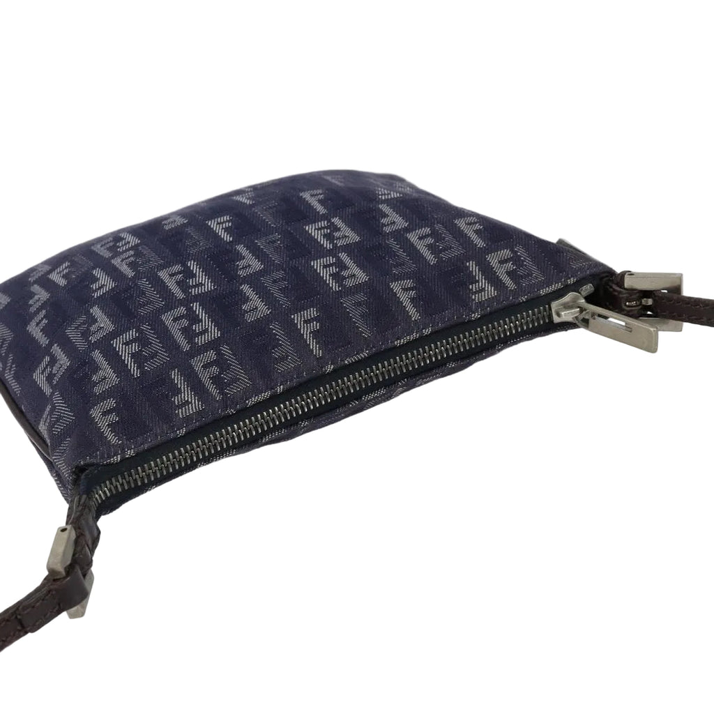 FENDI zucchino canvas shoulder bag