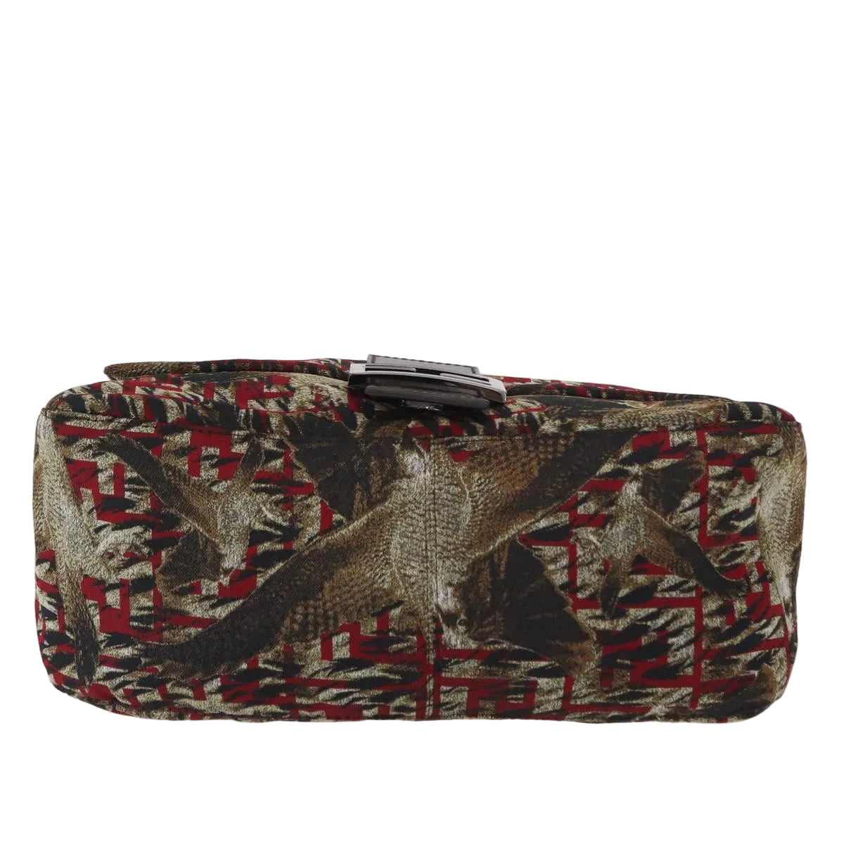 FENDI zucca canvas mamma baguette shoulder bag
