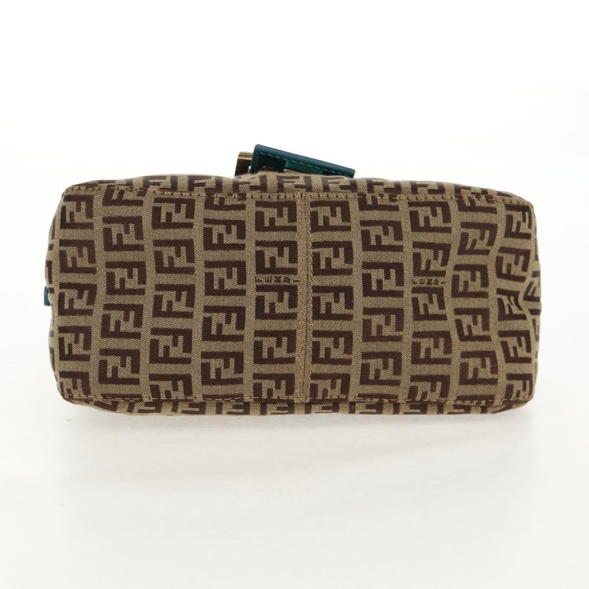 FENDI zucchino canvas mamma baguette hand bag
