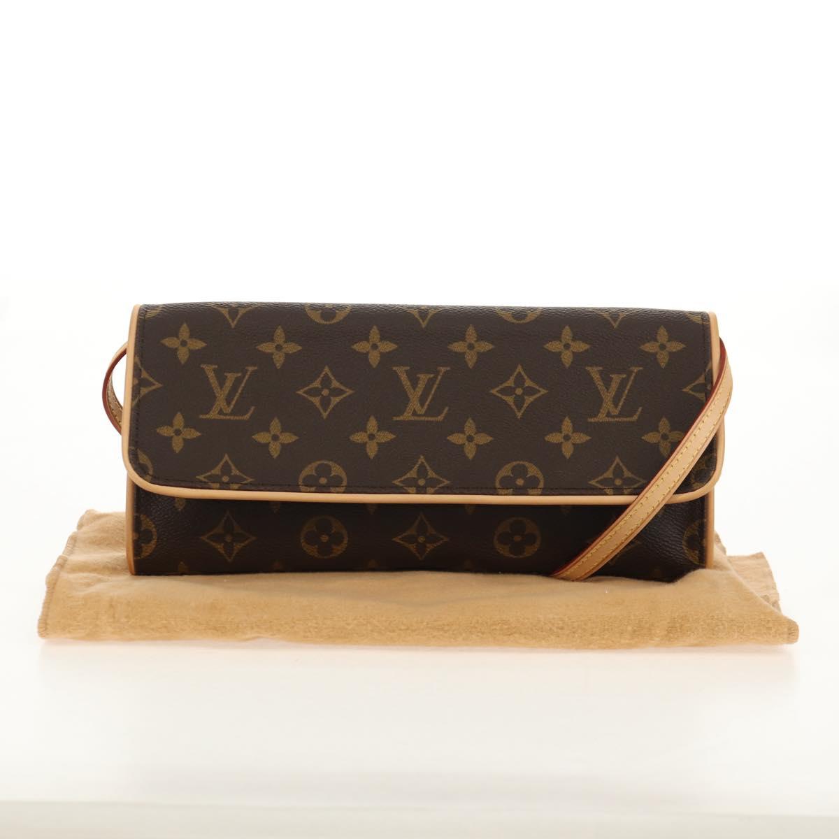 LOUIS VUITTON monogram pochette twin GM shoulder bag