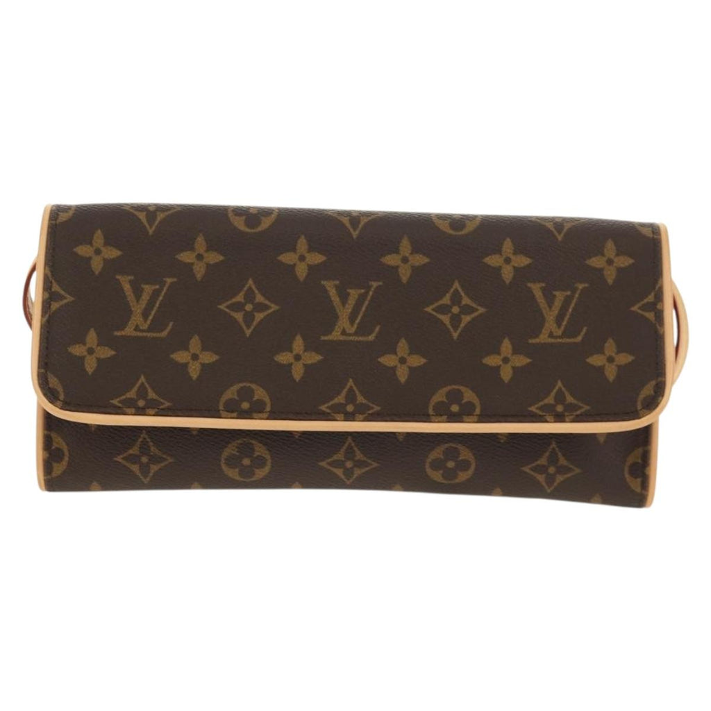 LOUIS VUITTON monogram pochette twin GM shoulder bag