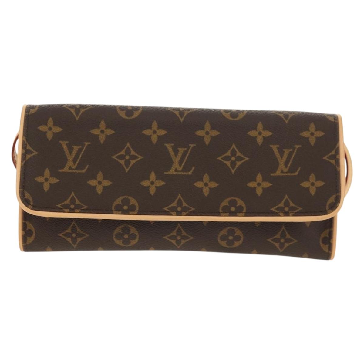 LOUIS VUITTON monogram pochette twin GM shoulder bag