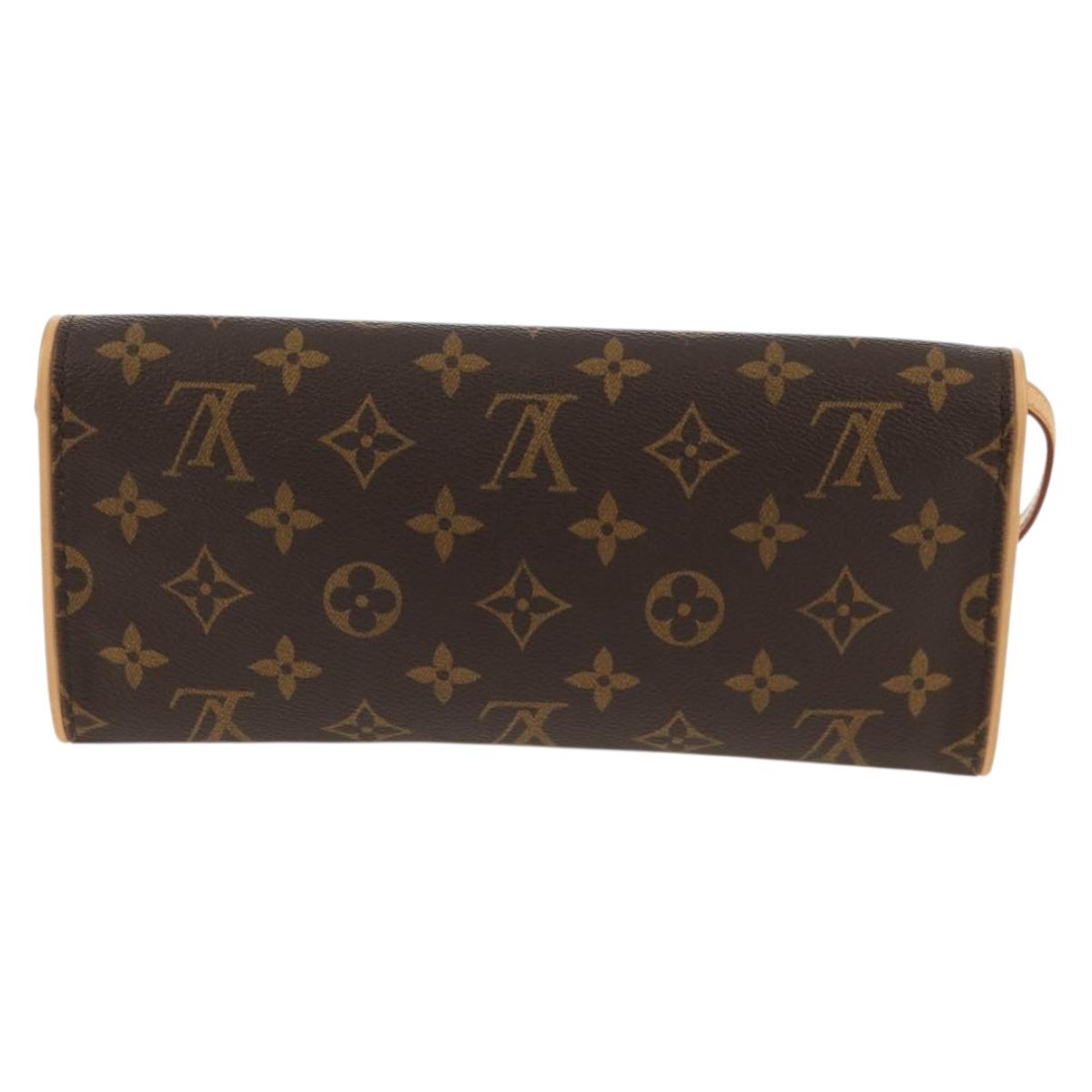 LOUIS VUITTON monogram pochette twin GM shoulder bag