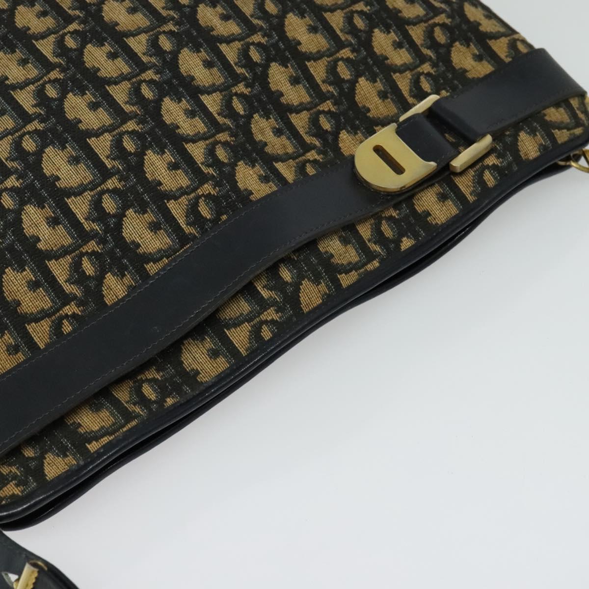 Christian Dior trotter canvas shoulder bag